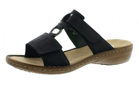 rieker pantolette schwarz